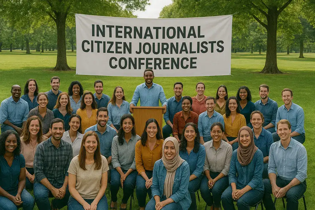 Illustration of International Citizen Journalist Conference international citizen journalist conference